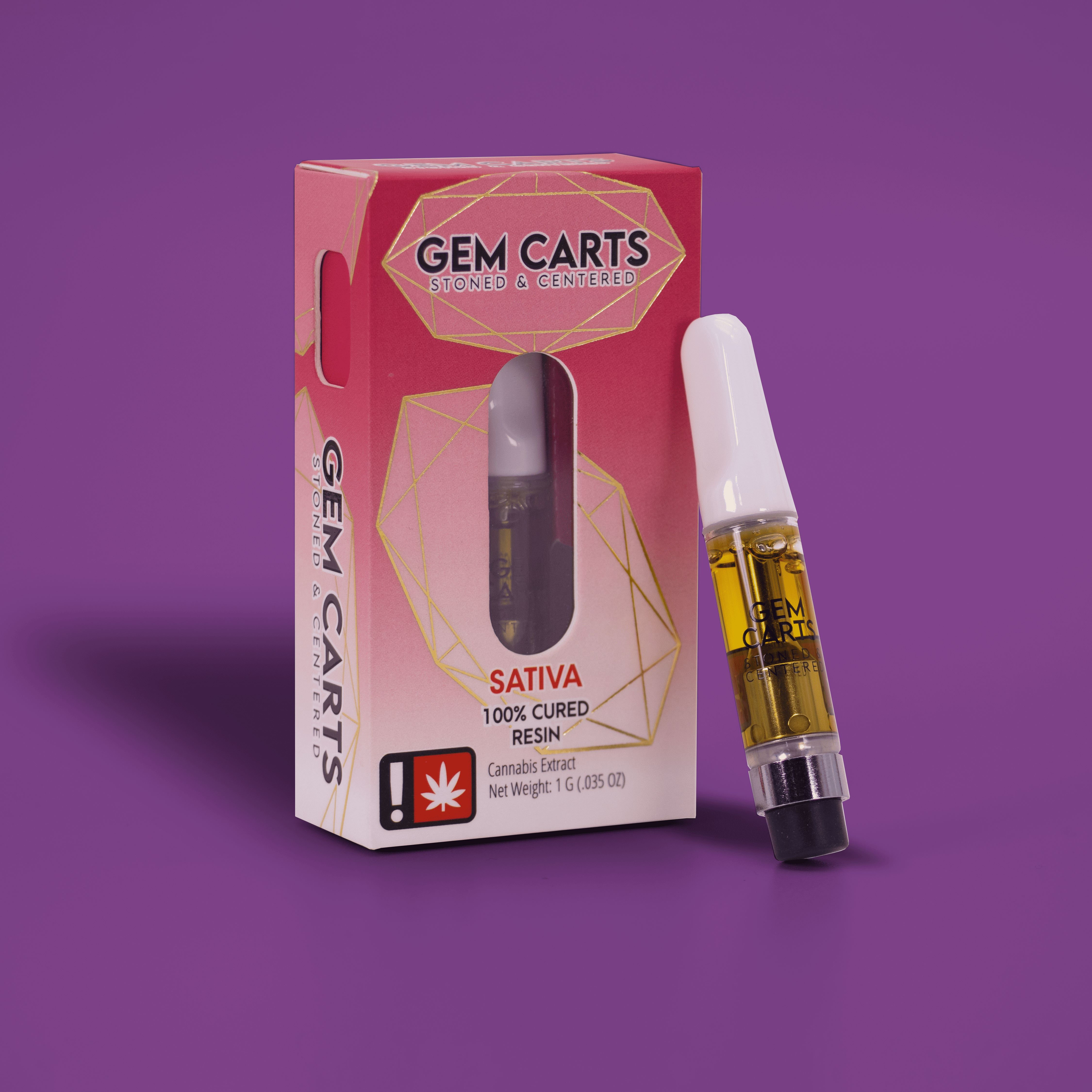 Photograph of product: Gem Cart: Pineapple Delight Cured Resin Cartridge