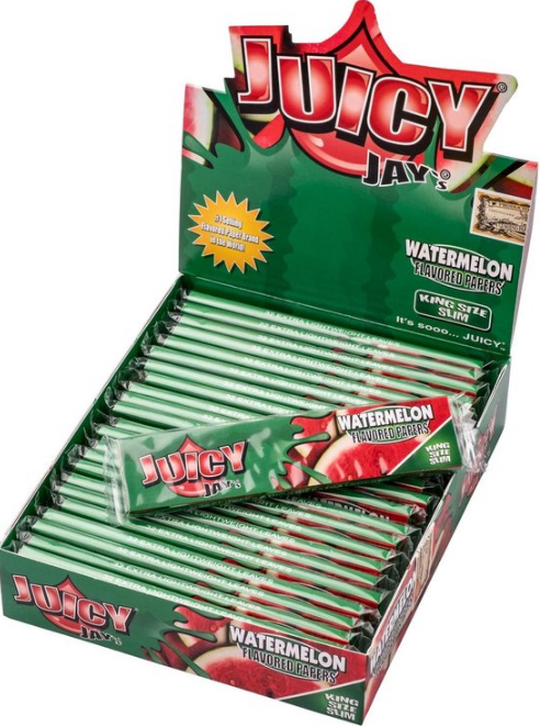 Photograph of product: 1 1/4" Watermelon Rolling Papers | Juicy Jay's
