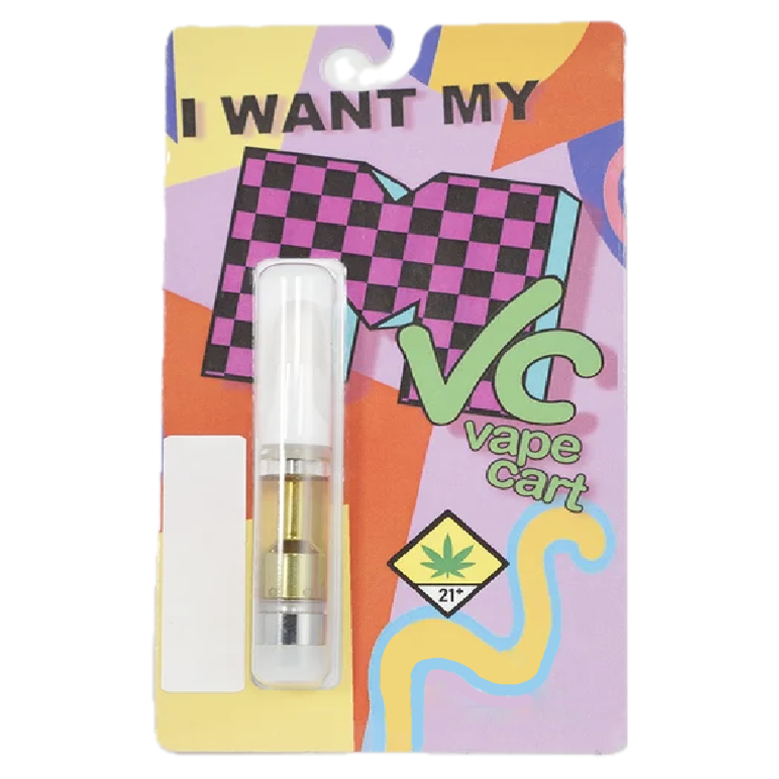 Photograph of product: Rainbow Runtz Live Resin Cartridge