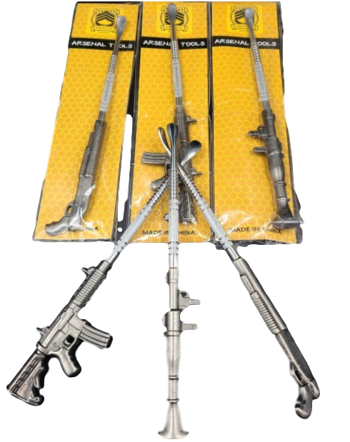 Photograph of product: Metal Gun | 6" Metal Dab Tool | LuvBuds