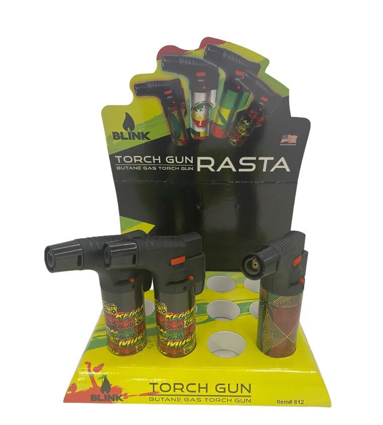 Photograph of Product: Torch | Rasta/Trippy Design