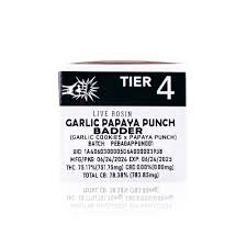 Photograph of product: Punch Rosin T4 Garlic Papaya