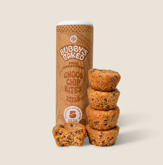 Photograph of product: Chocolate Chip Cookie Bites 5pk (25mg Total)