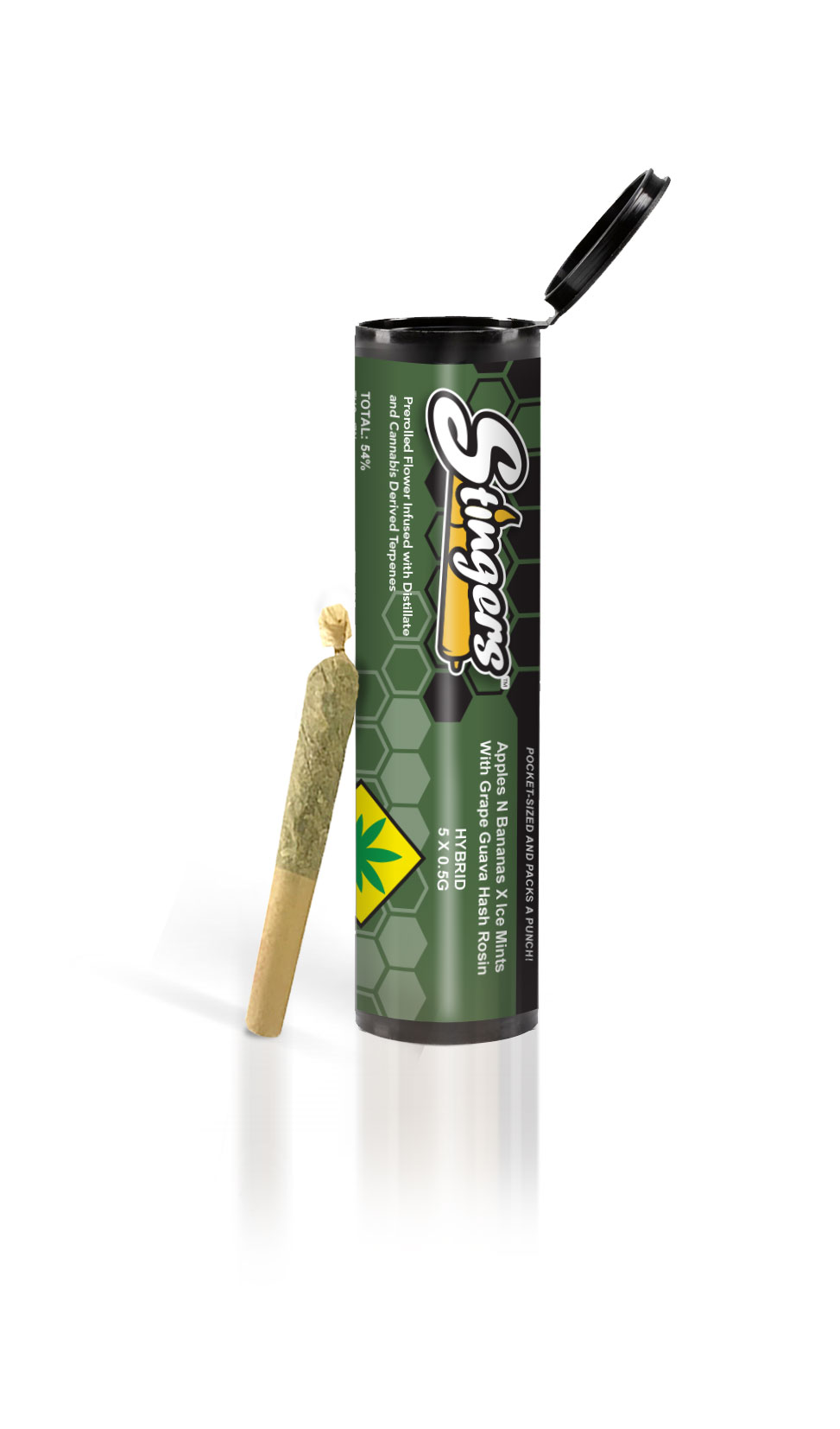 Photograph of product: Stingers | Code Red X Apples & Bananas | Infused Preroll |  .5g/5pk