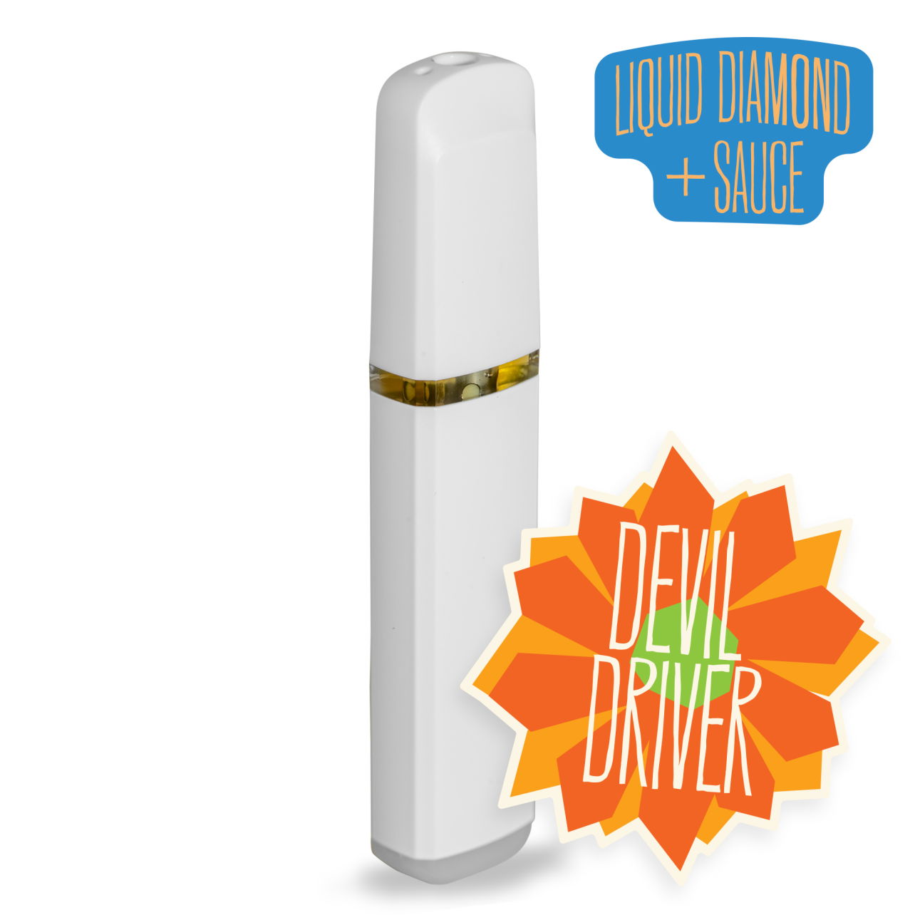 Photograph of product: Devil Driver Liquid Diamonds & Sauce Disposable Vape | 2g