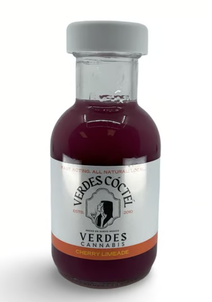 Photograph of product: Verdes - Cherry Limeade 1:1 CBG - 100mg Fast Acting Lemonade