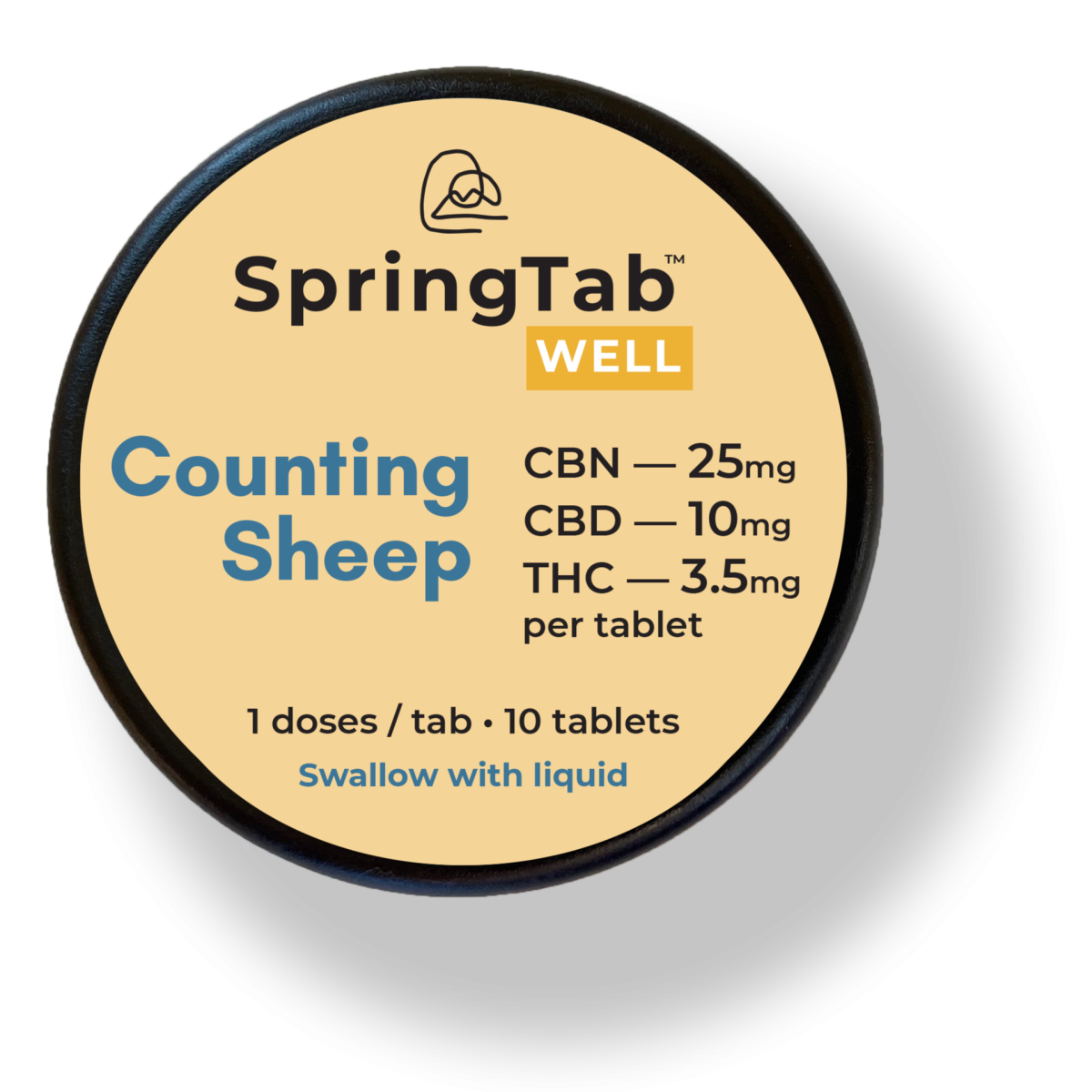 Photograph of Product: SpringTabWELL | | Counting Sheep (10/pkg)