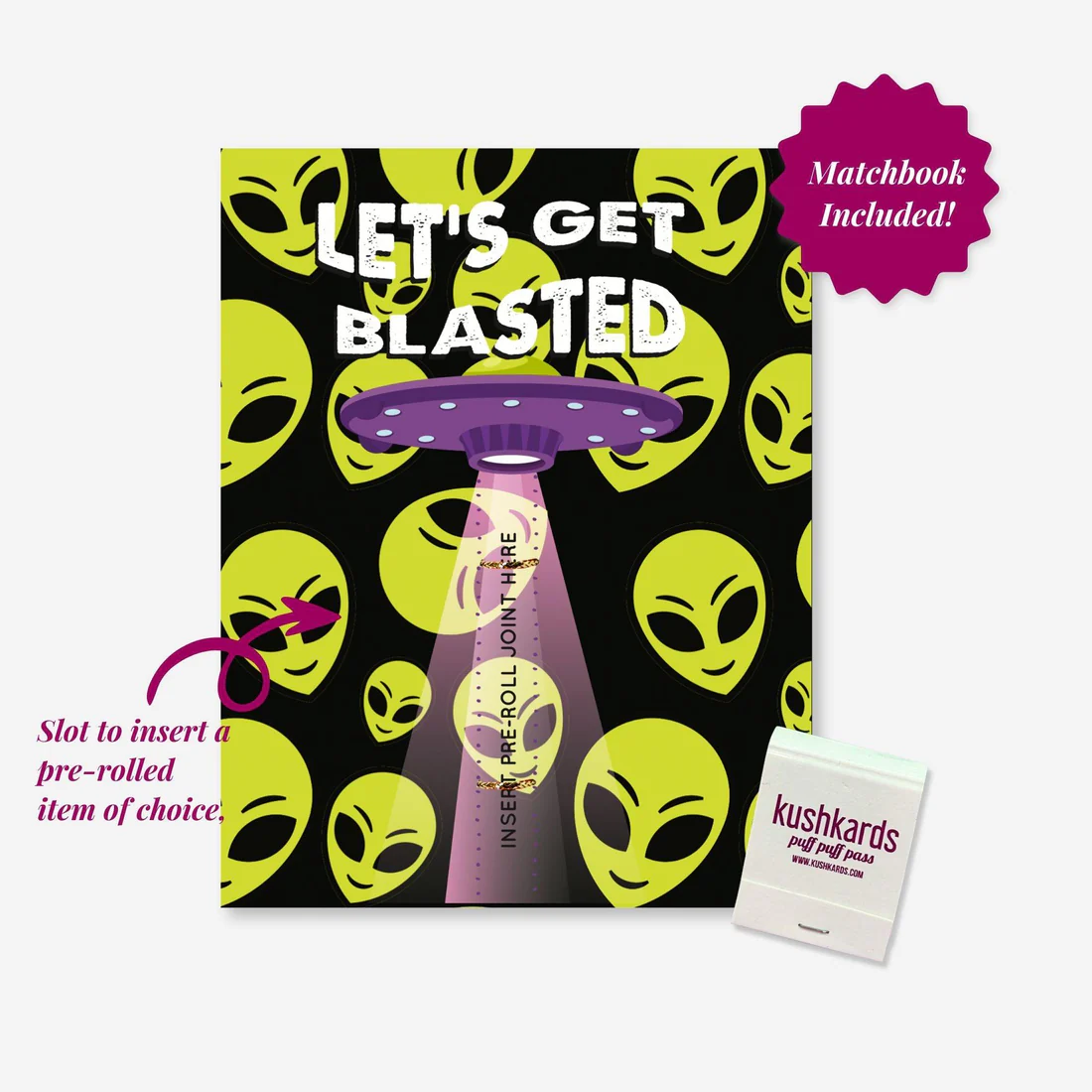 Photograph of product: KushKards | Blasted | Insert Pre-Roll