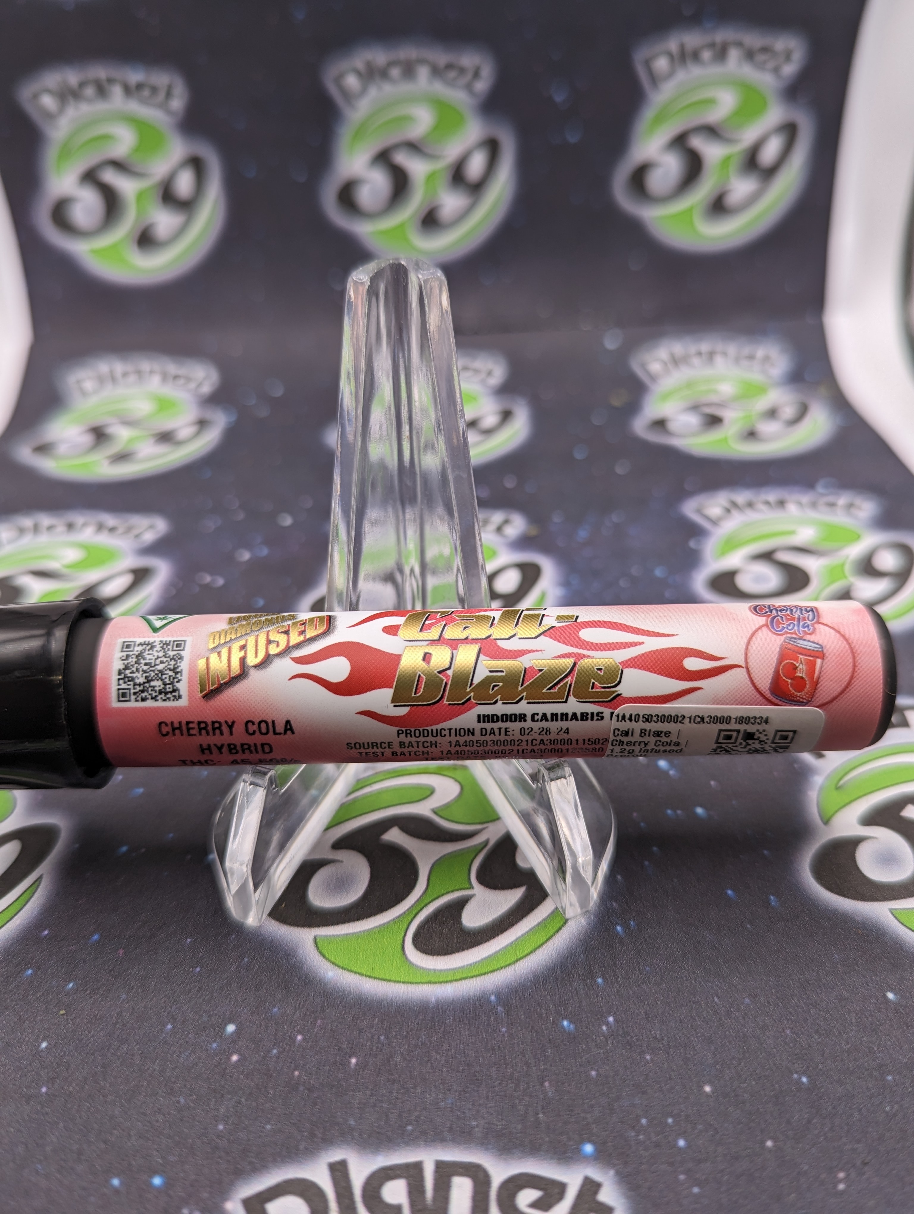 Photograph of product: Cali Blaze | Cherry Cola | 1g Infused Preroll Tarantula