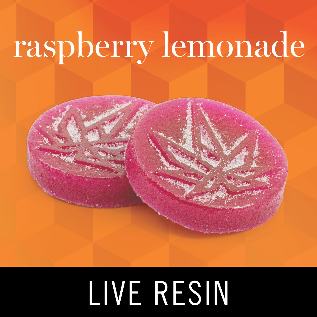 Photograph of product: Levitate Live Resin Gummy 4 Pack - Raspberry Lemonade - 200mg