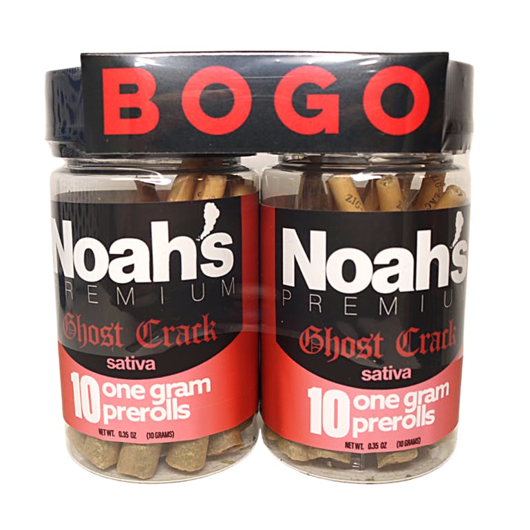 Photograph of product: BOGO Ghost Crack Non Infused - Preroll-20g