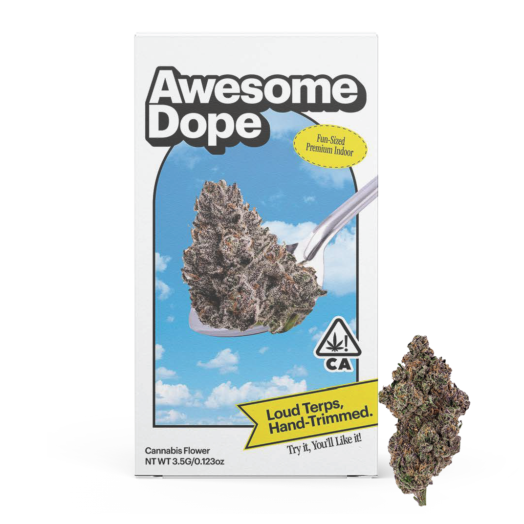 Photograph of product: Frosty Smacks Bob Hope by Awesome Dope - 3.5g