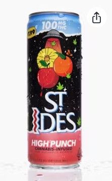 Photograph of product: [ST IDES] TH-oui Drink - 100mg - Fruit Punch - 