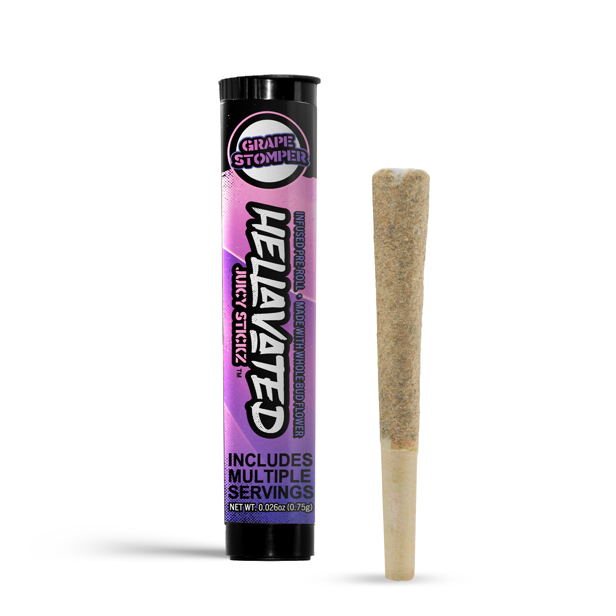 Photograph of product: Grape Stomper | Infused Pre-Roll | 0.75g