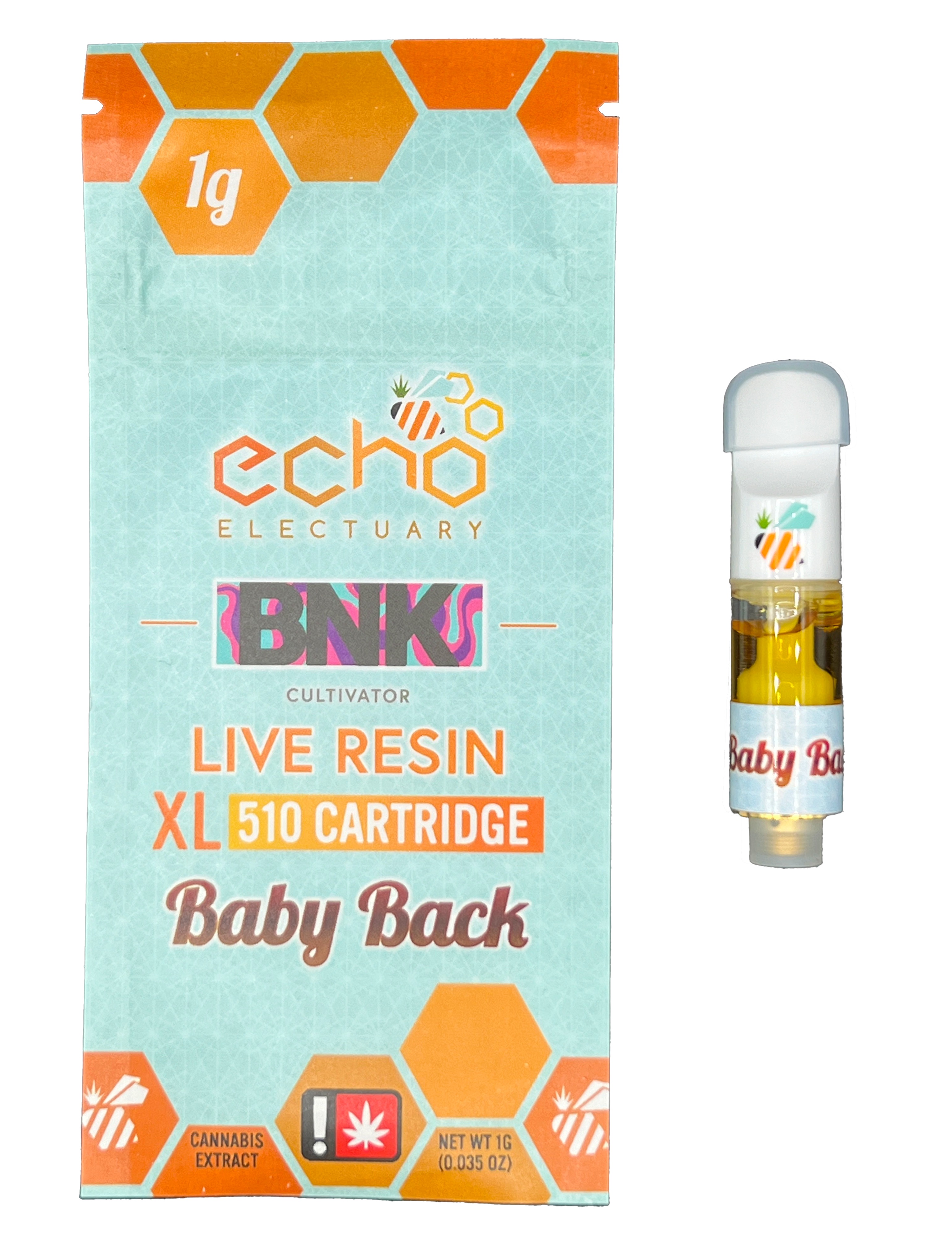 Photograph of product: Baby Back Live Nectar XL Cartridge