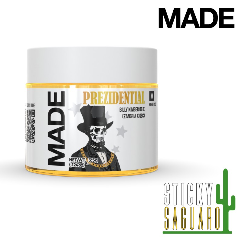 Photograph of product: MADE Flower Prezidential (H) 3.5g