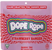 Photograph of product: Strawberry Banger | Rope Gummy 200mg