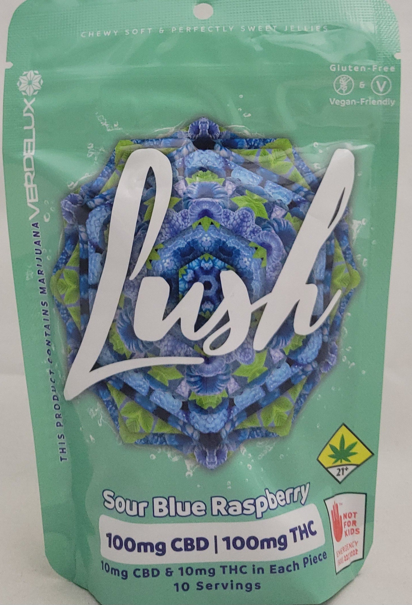 Photograph of product: Blue Raspberry CBD:TH-oui 1:1 | 10 Pack