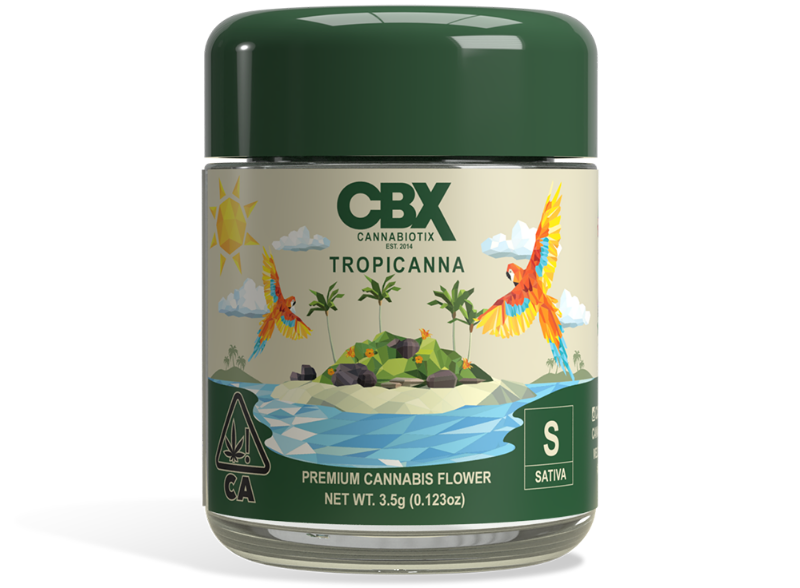 Photograph of product: Tropicanna 3.5g Jar - CBX