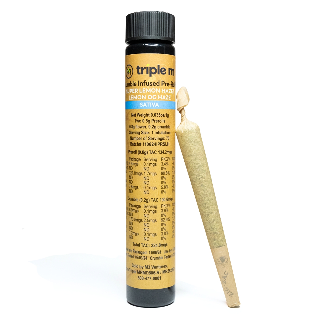 Photograph of product: Bubble au chocolat Infused - Chernobyl x 91 Chem Skunk - Oui'd - Preroll 1G