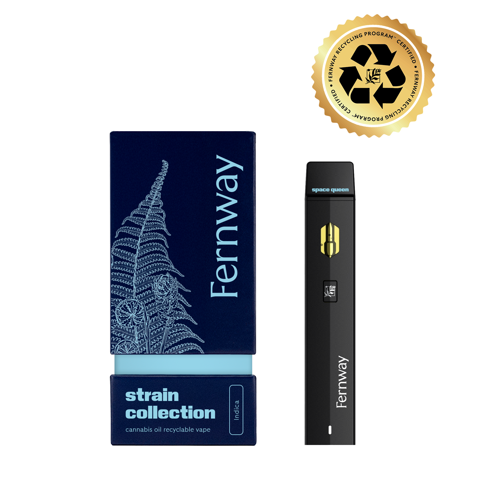 Photograph of product: Space Queen Strain I Disposable 1g - Chill
