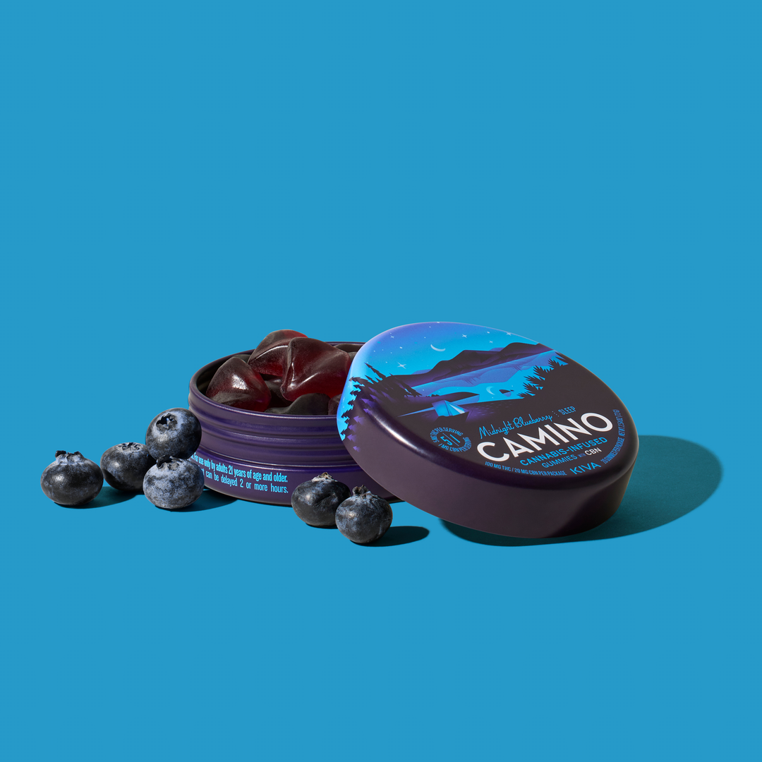 Photograph of product: Midnight Blueberry Gummies 5:1 | 100mg - Camino