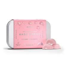 Photograph of product: Aeriz Lychee au chocolat Drops Gummies