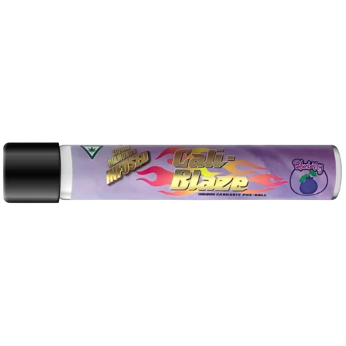 Photograph of product: Cali-Blaze Blueberry Oui'd Infused Pre-Roll 1.2g