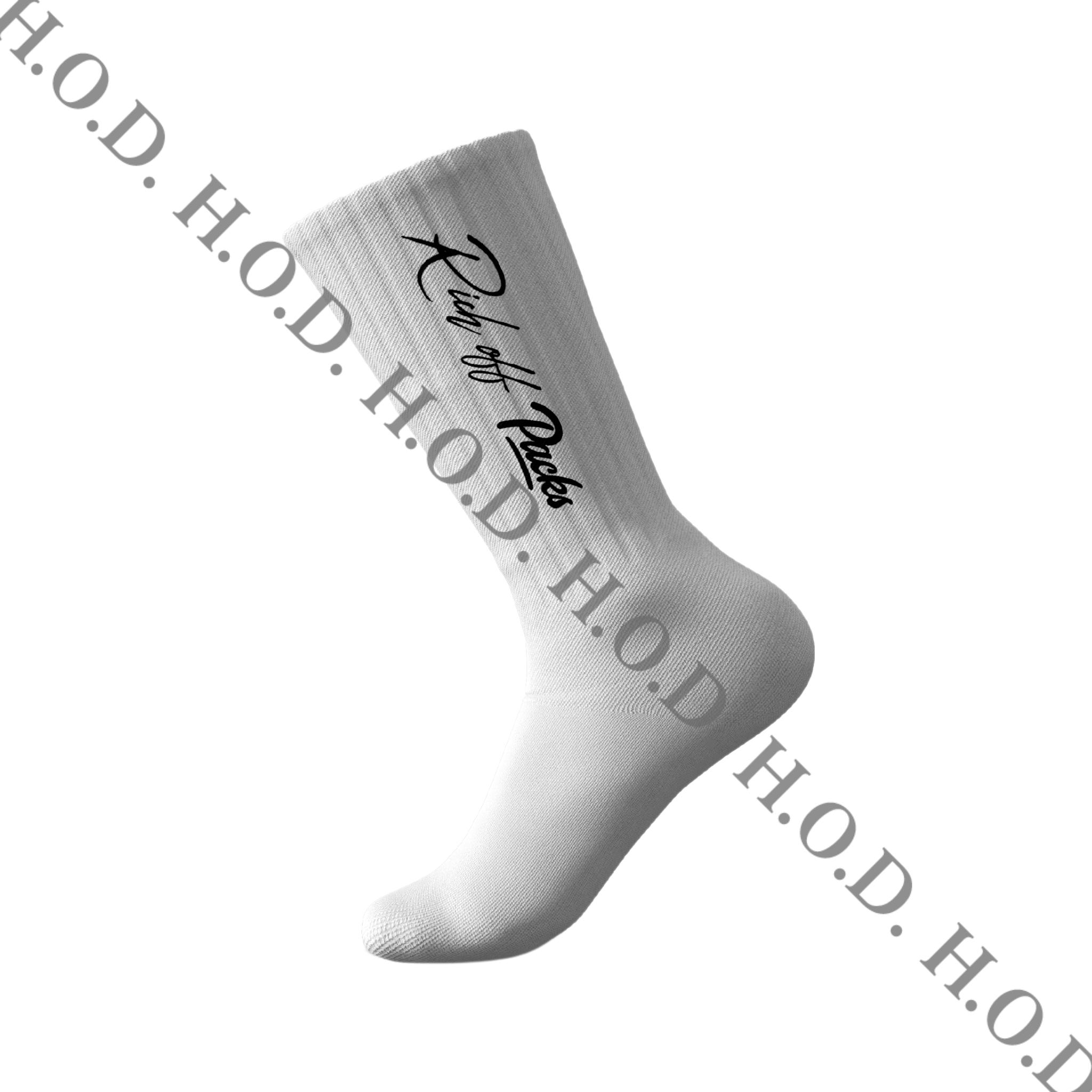 Photograph of product: Pressure Pack x Ice Pack White/Black R.O.P. Socks