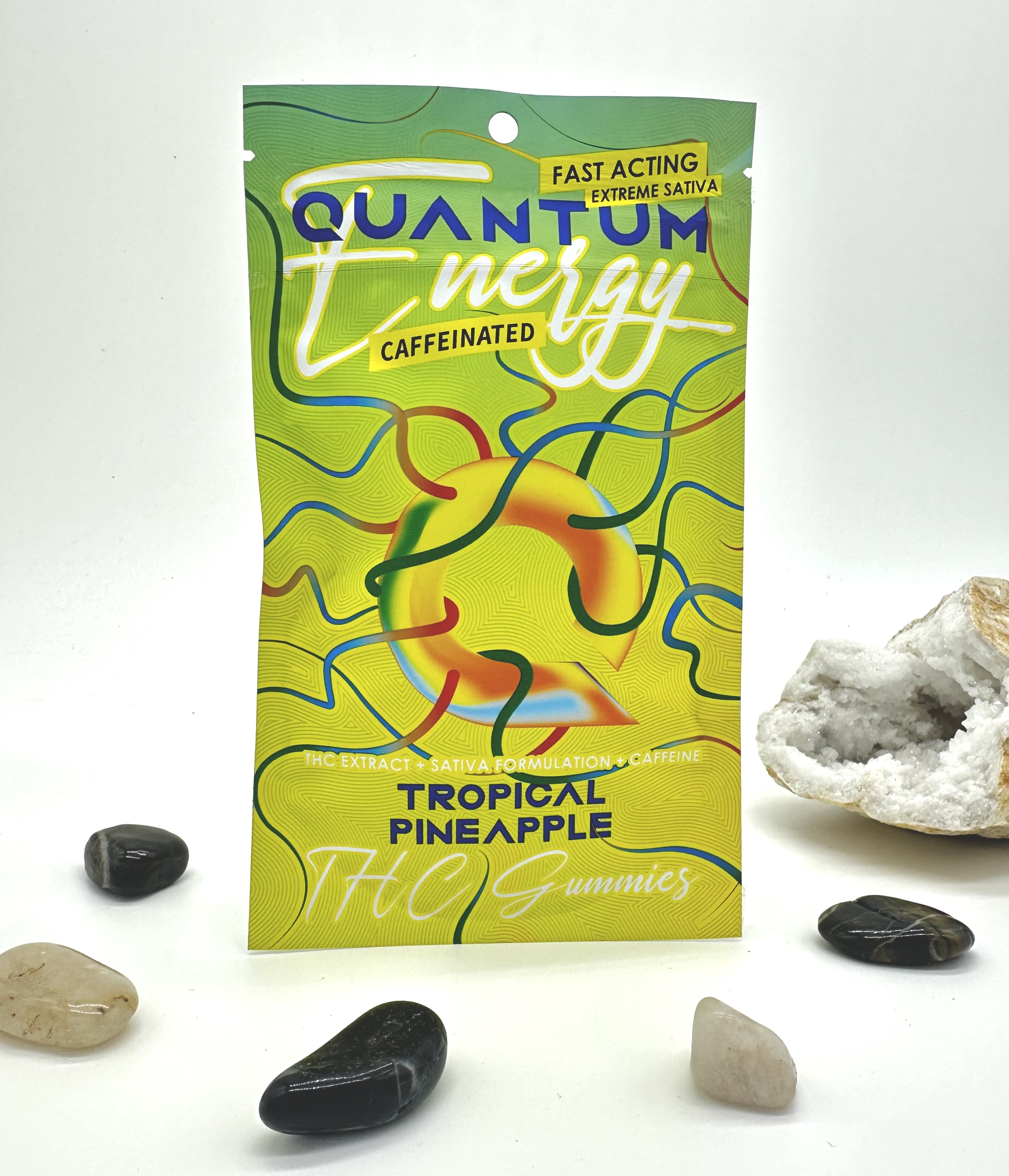 Photograph of Product: Quantum - Tropical Pineapple 100mg Gummies
