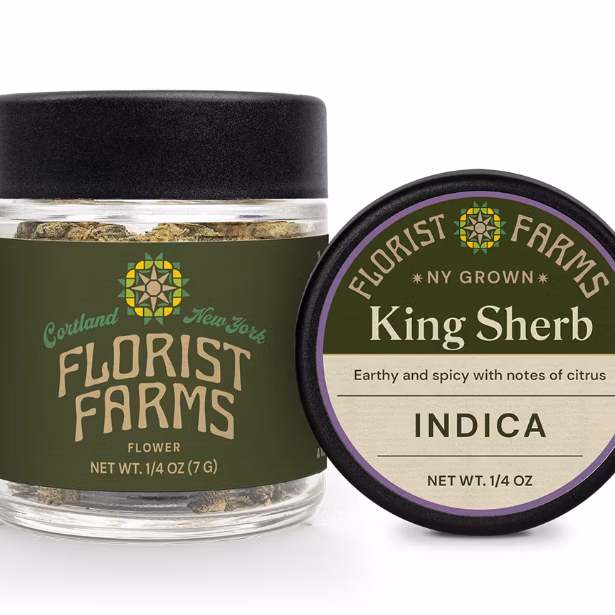 Photograph of product: Florist Farms | King Sherb Flower 7g | Oui'd