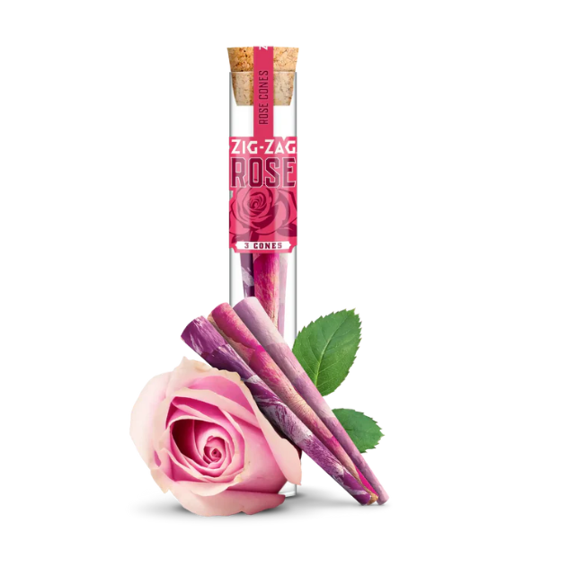 Photograph of product: Zig Zag - Rose Cone x3