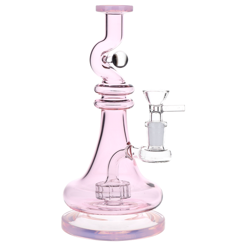 Photograph of product: Enchanted Tower Glass Water Pipe | 8.75" | 14mm F