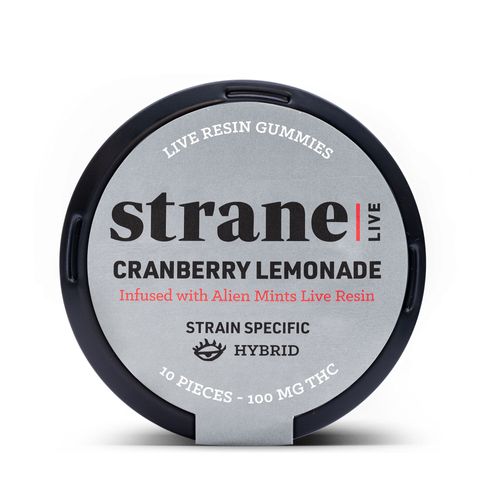 Photograph of product: Cranberry Lemonade LR Infused Gummies (10mg/100mg)(Strane)