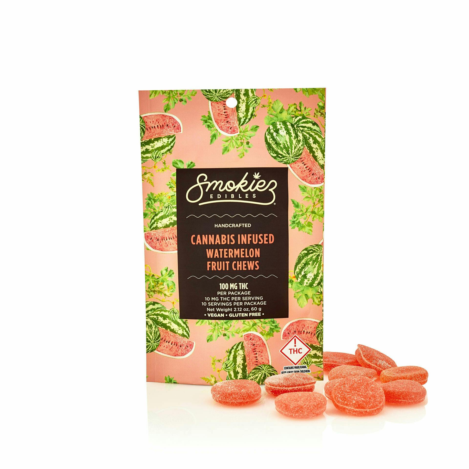 Photograph of product: Watermelon Gummies 100mg