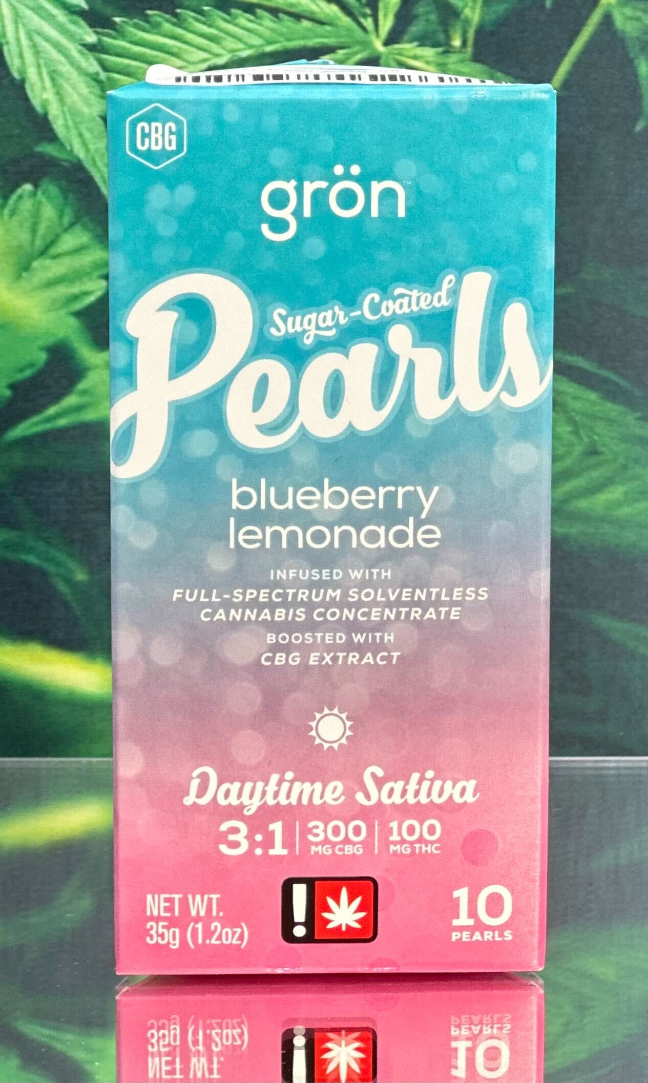 Photograph of product: Gummies | 3:1 Blueberry Lemonade Pearls CBG/TH-oui  | 10x 30mg:10mg