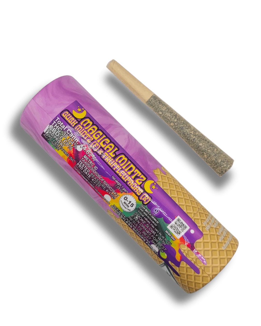 Photograph of product: Magical Mintz Rosin Infused Pre-Roll