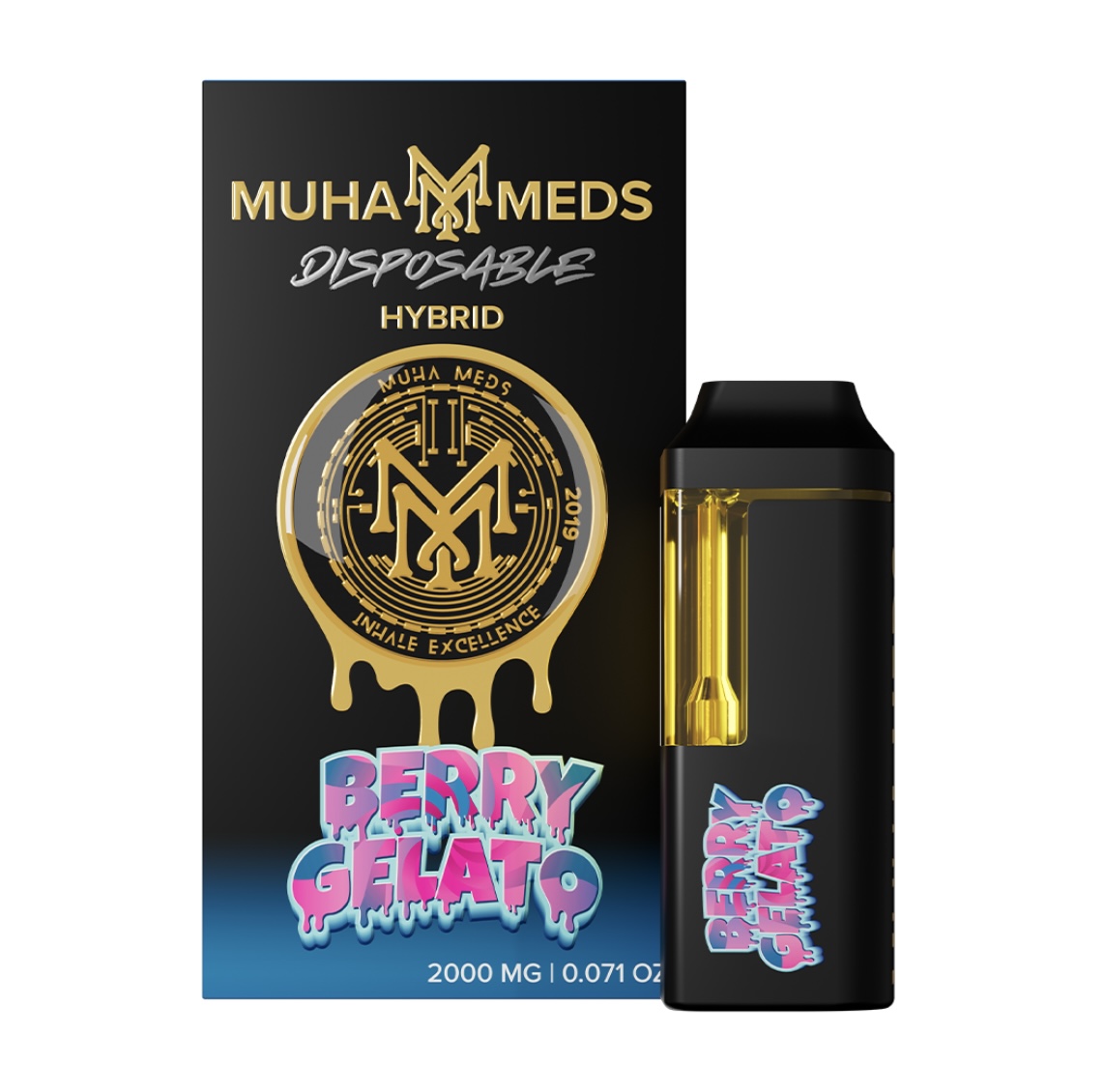 Photograph of product: AU Muha: Berry Gelato 2G Disposable