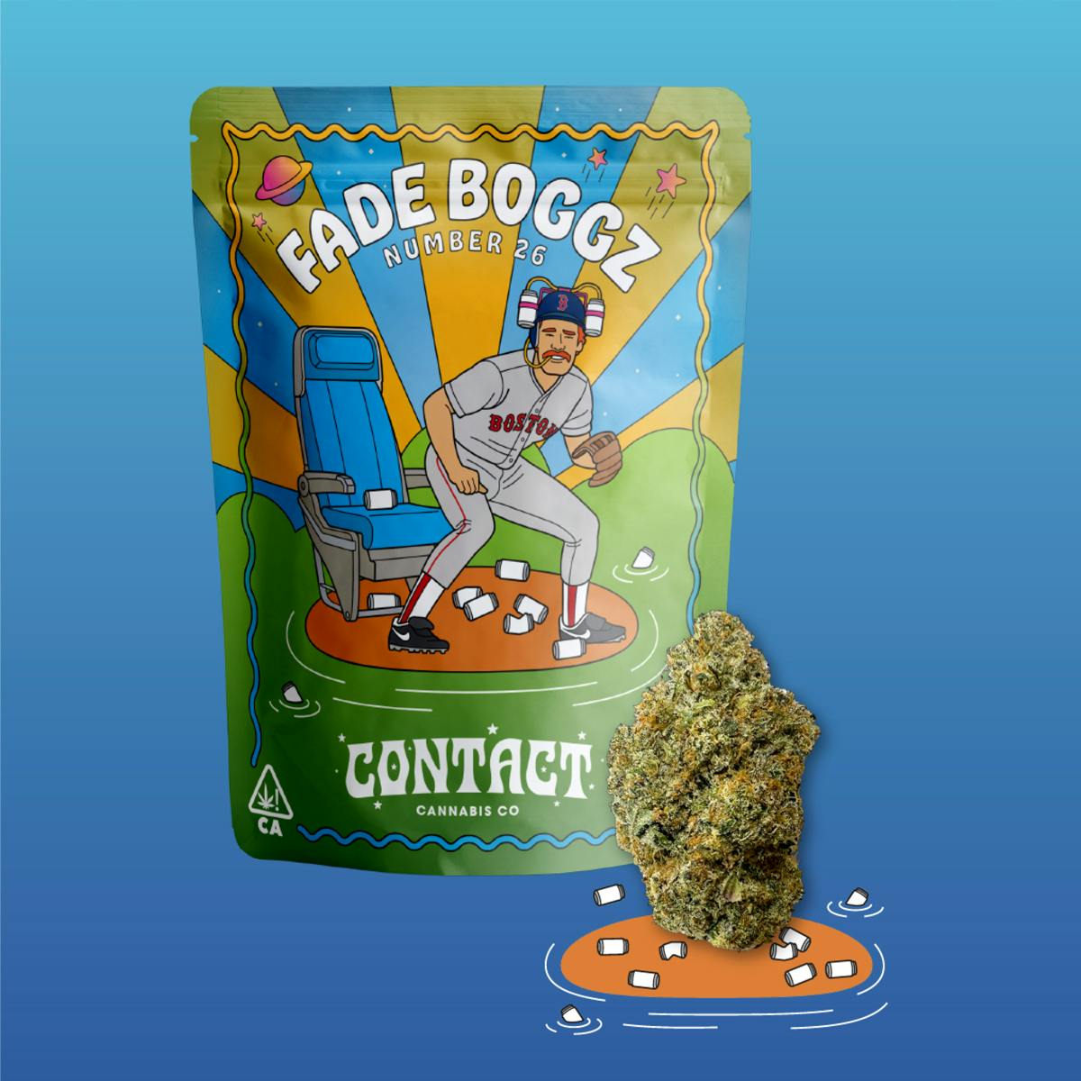 Photograph of product: CONTACT OUID! | FADE BOGGZ | FLOWER | 3.5G