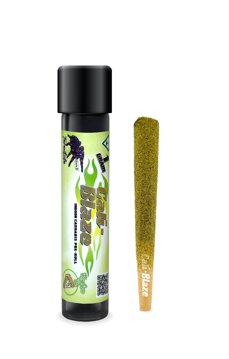 Photograph of product: Cali-Blaze Tarantula Key Lime Pie | Infused Preroll - 1g