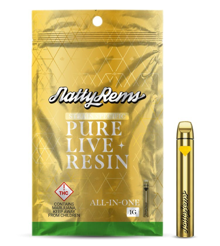 Photograph of product: Member Berries (I) - Live Resin All-in-One - Natty Rems
