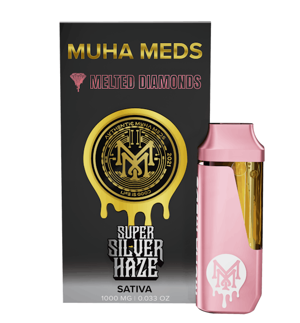 Photograph of product: Super Silver Haze | 1g Melted Diamonds All-In-One - 