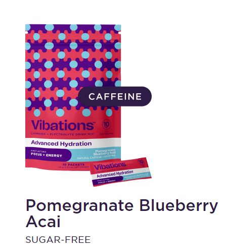 Photograph of product: Infused Drink Mix | Blueberry Pomegranate Acai Tea 10pk