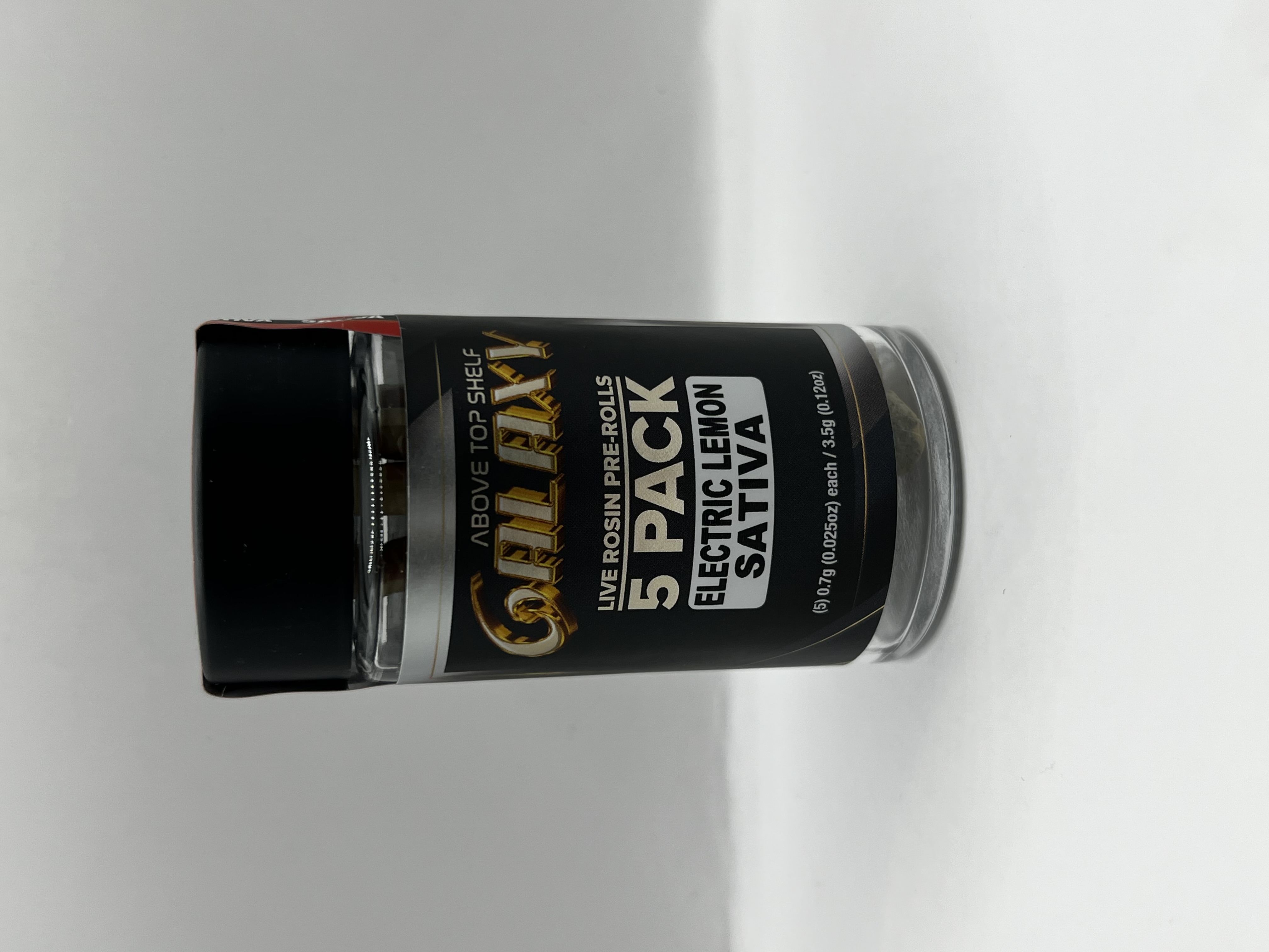 Photograph of product: Electric Lemon (5pk/ Rosin Infused Prerolls [S]