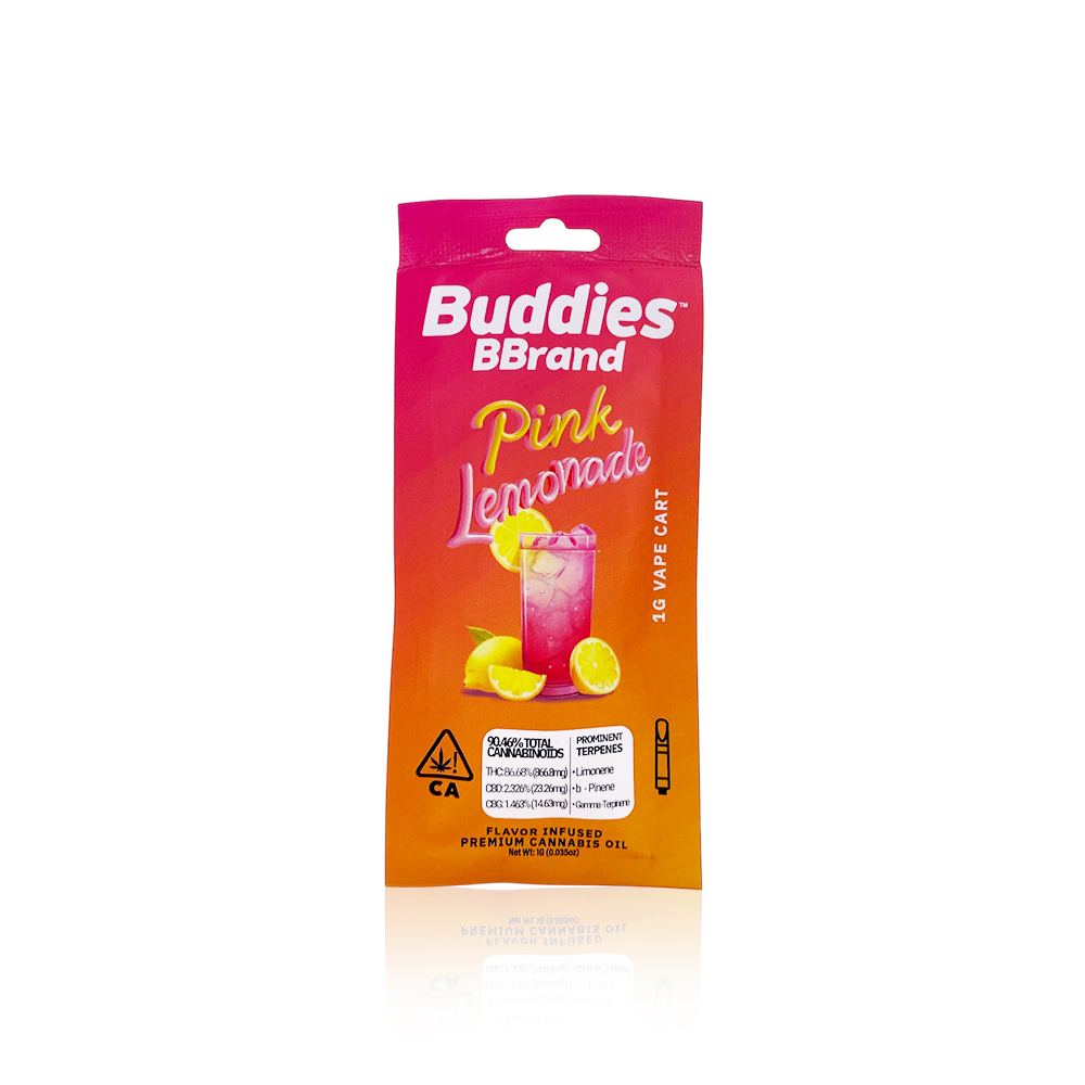 Photograph of product: BUDDIES - Vape Pen - Pink Lemonade - BBrand - 1G