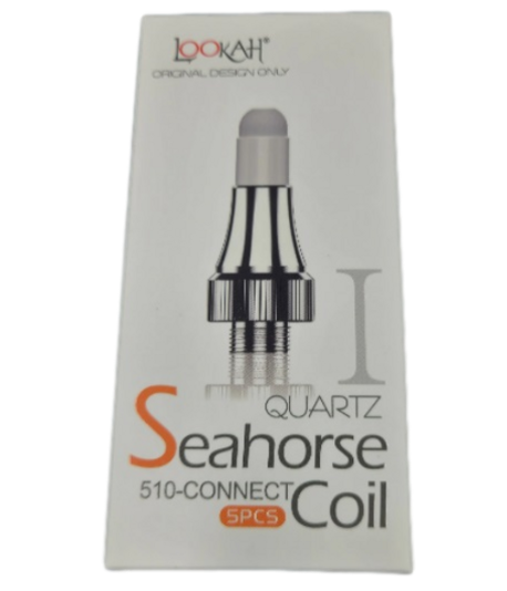Photograph of product: Lookah | 510 Coil | Seahorse Pro Quartz Coil | 5pk