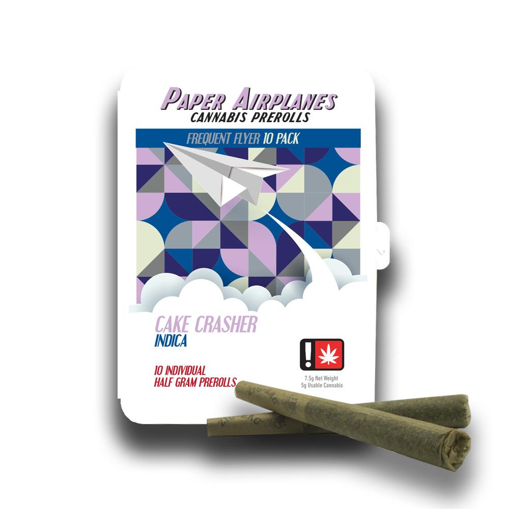 Photograph of product: Paper Airplanes | Cake Crasher 10 PK Pre-Roll