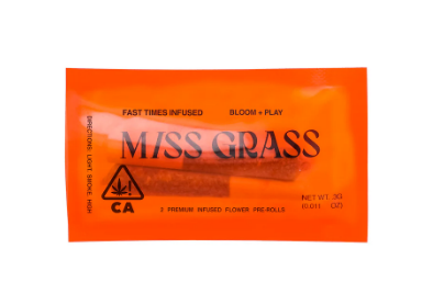 Photograph of product: Miss Grass Fast Times Preroll