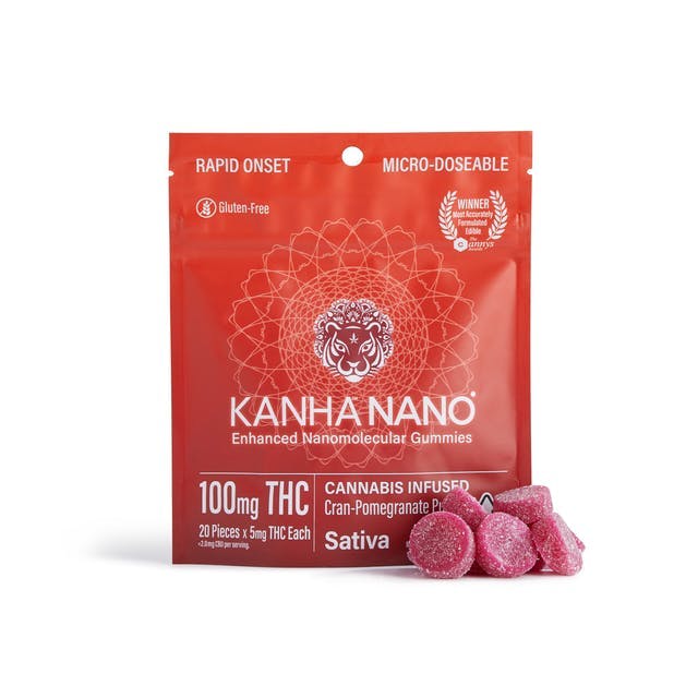 Photograph of product: Cran Pomegranate NANO Gummies - 100mg