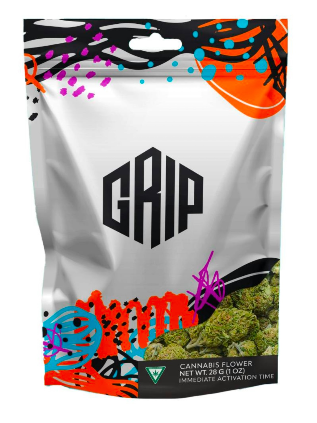 Photograph of product: GRIP: Purple Fun Dip 28G Prepackaged Flower